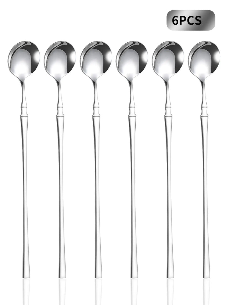Axyaa Stainless Steel Mirror Ice Scoop Set for Home and Hospitality