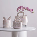 Axyaa Nordic Light Luxury Bags, Ceramic Decor, Dried Flowers, Vases for Home, Hotel, Exhibition Hall