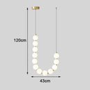 Axyaa Nordic Stair Chandelier, Living Room Pendant Lights, Indoor Ceiling Light