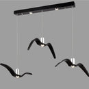 Axyaa Seagull Resin Chandelier - Nordic Creative Bird Shape LED Lighting