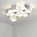 Axyaa Modern Minimalist Square LED Ceiling Lamp for Living Room Dining Room