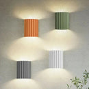 Axyaa Macaron Resin LED Wall Lamp for Entryway, Living Rooms, Bedrooms, Study
