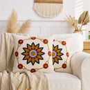 Axyaa Boho Geometric Cotton Cushion Cover - Ethnic-Inspired Home Decor