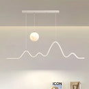Axyaa Moonlight Chandeliers: Luxury Modern Dining Table Lights for Bar, Pendant, and Indoor Decor.
