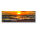 Axyaa Beach Sunset Canvas Wall Art for Aesthetic Living Room Decor