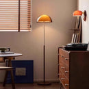 French Vintage Walnut Floor Lamp by Axyaa for Bedside & Living Room