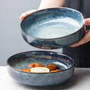 Axya Ceramic Salad Bowl - Nordic Design Deep Plate for Personalized Dining