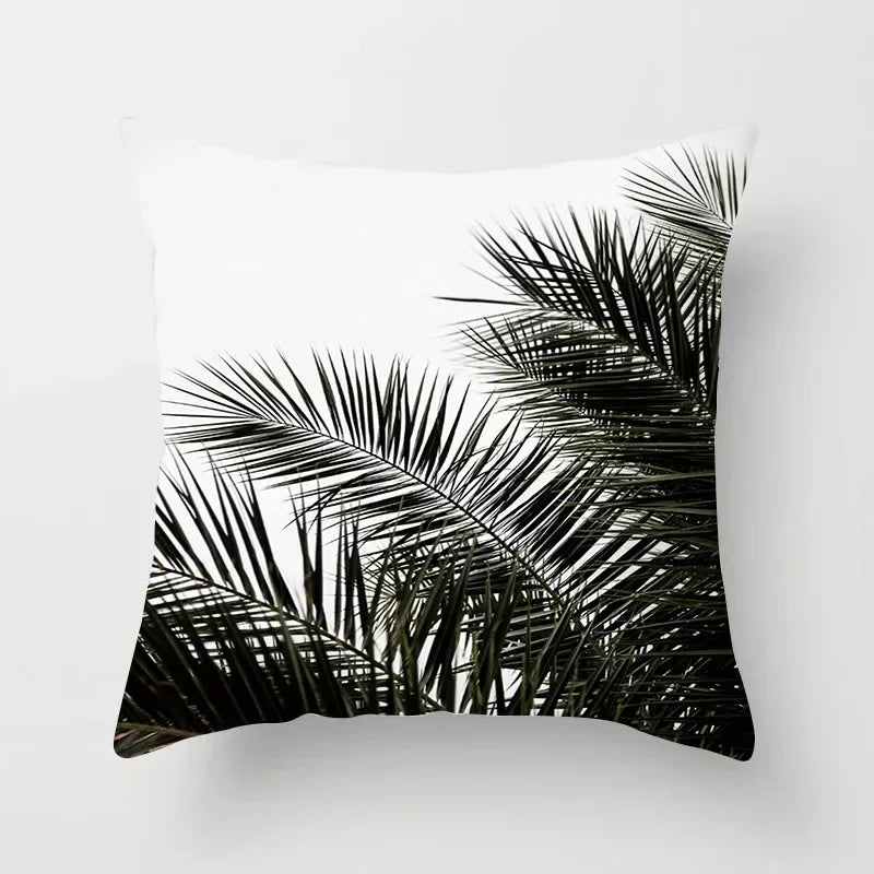 Axyaa Black and White Nordic Style Car Pillowcase Sofa Pillow Cover
