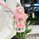 Axyaa Dinosaur Kids Straw Water Bottle