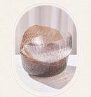 Axyaa Large Salad & Fruit Plate Set in Transparent Household Bowl