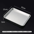 Axyaa Stainless Steel Buffet Tray Set with Drain Rack & Grease Trap