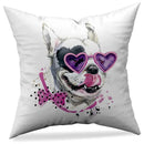 Axyaa Animal Print Pillowcase in Peach Skin Fabric - Modern Simple Cartoon Design
