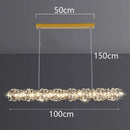 Axyaa Crystal Chandelier Pendant Light for Living Room and Dining Room