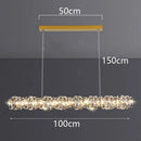 Axyaa Crystal Chandelier Pendant Light for Living and Dining Room