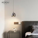 Axyaa Glass Pendant Light: Modern Nordic LED Hanging Fixture for Dining Room & Bedroom