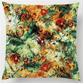 Axyaa Floral Polyester Cushion Cover - Stylish Home Decor Pillowcase