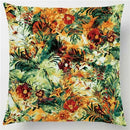 Axyaa Floral Polyester Cushion Cover - Stylish Home Decor Pillowcase