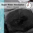 Axyaa Coral Velvet Bathroom Mat: Soft, Absorbent, Non-Slip, Machine Washable