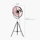 Axyaa Nordic Fabric Lampshade Floor Lamp - Modern LED Light for Home Decor