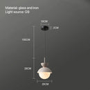 Axyaa Macaron Pendant Light for Bedroom Living Room Decor