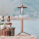 Axyaa Wood Aluminum Table Lamp for Outdoor Parlor and Bedroom