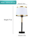 Axyaa American Retro LED Floor Lamp with Fabric Lampshade Design