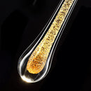 Axyaa Crystal Glass LED Wall Sconces for Indoor Living Room and Bedroom
