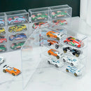 Axyaa 1/64 Scale Toy Cars Acrylic Display Case Shelf - Clear Storage Box
