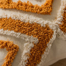 Axyaa Geometric Tufted Tassel Cotton Cushion Cover for Retro Bohemia Decor