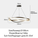 Axyaa LED Chandelier Ring for Home Ceiling Decor Lighting
