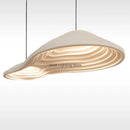 Axyaa White Resin Terrace Chandelier LED Pendant Light for Modern Interior Decor
