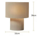 Axyaa Linen LED Table Lamp Home Decoration Warm Atmosphere Light