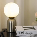 Axyaa Glass Ball Bedside Lamp - Nordic Modern Round Table Light