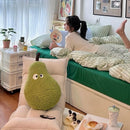 Axyaa Big Duck Pear Plush Pillow for Girl's Bedroom, Sofa, Bed - Cute Doll Gift