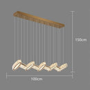 Axyaa Modern Home Decor LED Pendant Light Chandeliers for Living and Dining Room