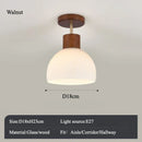 Axyaa Striped Glass LED Chandelier: Nordic Style Ceiling Light for Home Decor