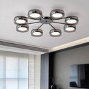 Axyaa Modern LED Chandeliers for Home Living and Dining Rooms