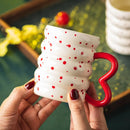 Axyaa Ceramic Donut Mug - 400ml Coffee Cup for Home & Office, Ideal Gift