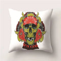 Skull Polyester Pillowcase 45X45CM Axyaa Home Decor Cushion Cover Square Sofa Decor