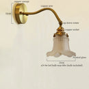 Axyaa Flower Glass LED Wall Lights - Nordic Minimalism Applique Murale