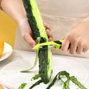 Axyaa Non-Slip Handle Peeler - Kitchen Vegetable Tool, Magic Scraper for Melon, Potato