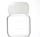 Axyaa Mini Solid Color Glass Water Bottle with Lid
