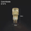Axyaa Crystal Wall Lamp Bedroom Staircase Indoor Lighting Modern Home Decor