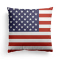 Axyaa European Beige Flag Pillow Cover - 45x45, British Style, Mediterranean Influence