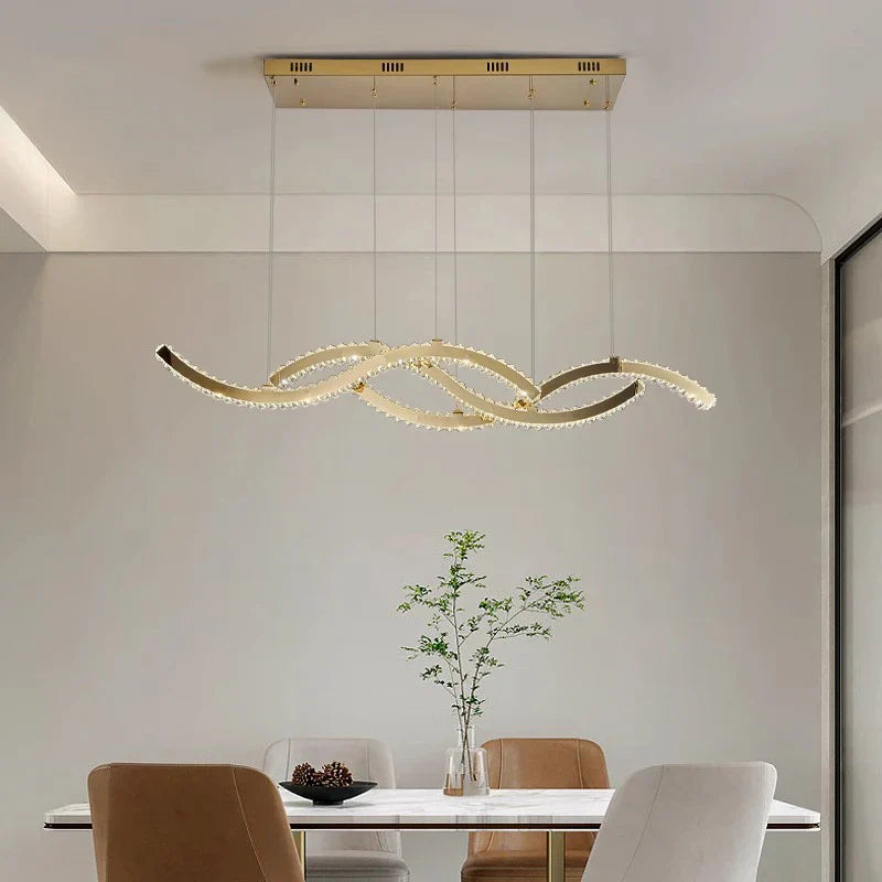 Axyaa Modern Pendant Lights LED Chandelier Ceiling Lamp Dining Room Hanging Light