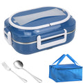 Axyaa Electric Heating Lunch Box 1L Warmer Container 110V 220V 24V 12V