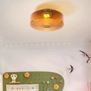 Axyaa Antique Glass Ceiling Light for Retro Corridor Hallway Foyer & Balcony
