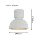 Axyaa Wabi Sabi Pendant Lamp for Living Room & Bar - Nordic Design