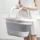 Axyaa Wall-Hung Laundry Basket - Large Capacity Foldable Hamper