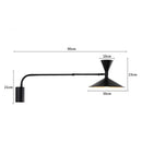 Axyaa Rotatable Wall Light for Living Room & Bedroom - Modern Design-E14 G9 Bulb